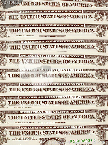 Image of Retro look Dollar notes 1 Dollar