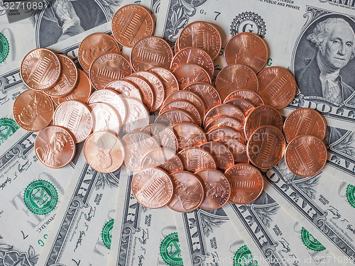 Image of Dollar coins and notes