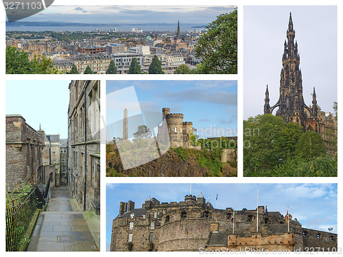 Image of Edinburgh landmarks collage