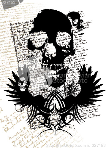 Image of gothic skull