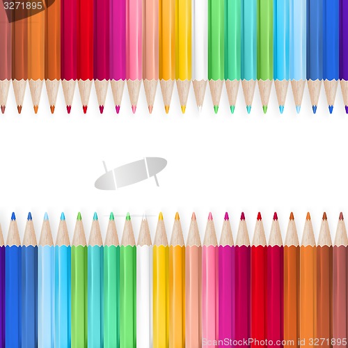 Image of Color pencils. EPS 10