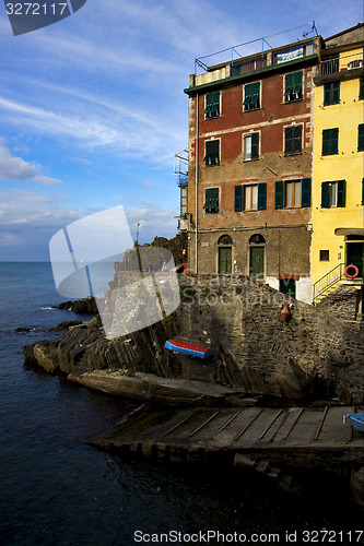 Image of  riomaggiore in the north of italy