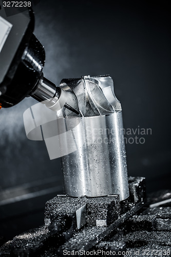 Image of Metalworking CNC milling machine.