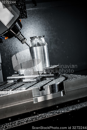 Image of Metalworking CNC milling machine.