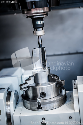 Image of Metalworking CNC milling machine.