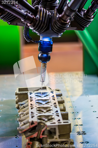 Image of Metalworking CNC milling machine.