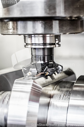 Image of Metalworking CNC milling machine.