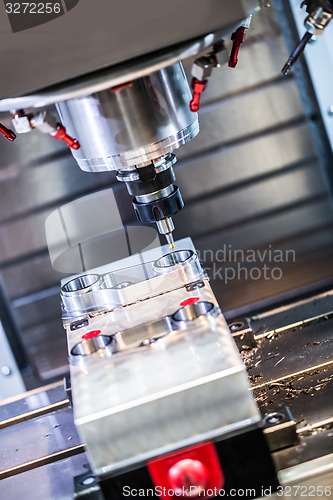 Image of Metalworking CNC milling machine.