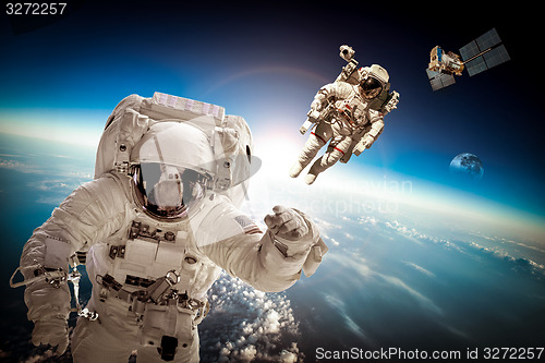 Image of Astronaut in outer space