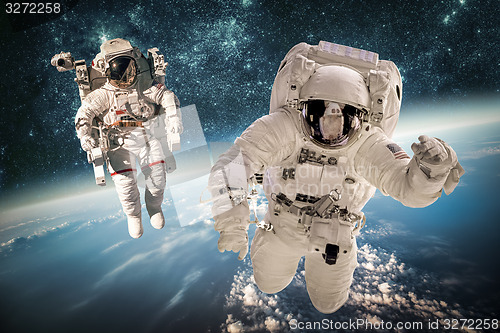 Image of Astronaut in outer space