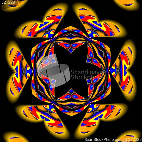 Image of Abstract 3d background