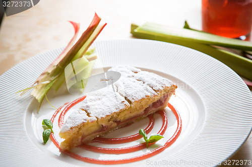 Image of Rhubarb cake