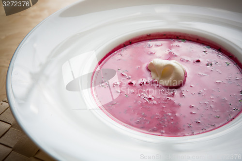 Image of Cold summer Beets soup