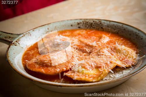 Image of Ravioli in sauce