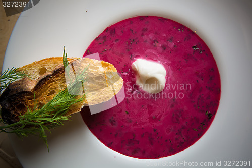 Image of Cold summer Beets soup