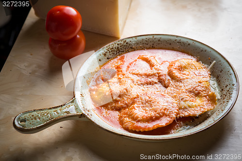 Image of Ravioli in sauce