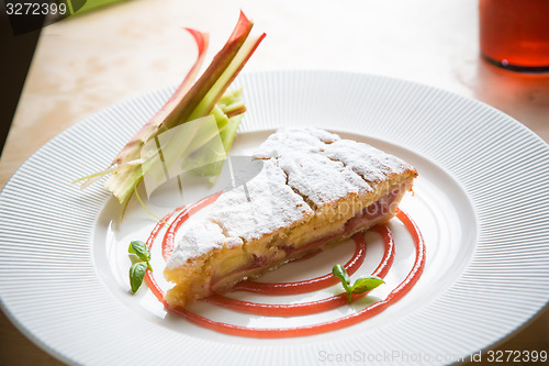 Image of Rhubarb cake