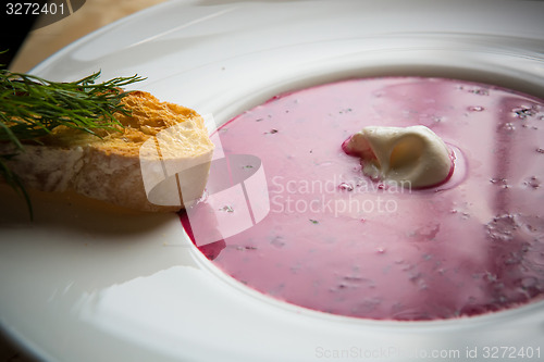 Image of Cold summer Beets soup