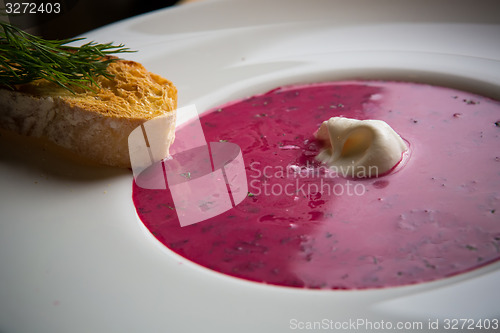 Image of Cold summer Beets soup