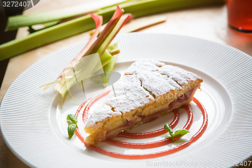 Image of Rhubarb cake