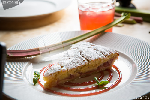 Image of Rhubarb cake