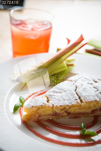 Image of Rhubarb cake