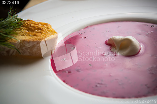 Image of Cold summer Beets soup