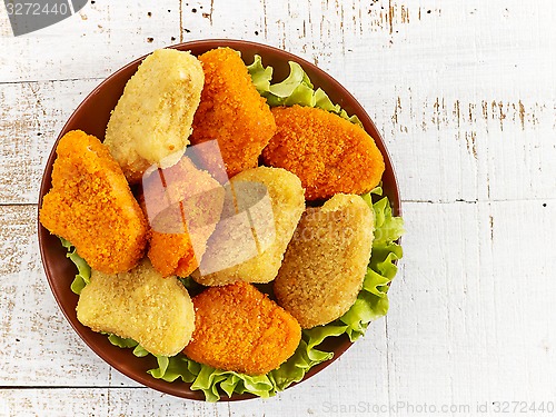 Image of various chicken nuggets
