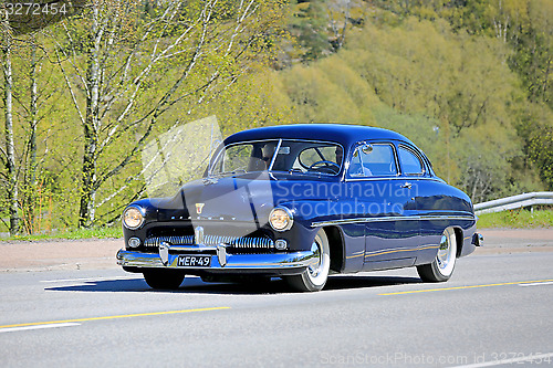 Image of Classic Mercury Car on the Road