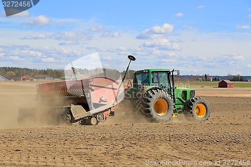 Image of ohn Deere 6620 Agricultural Tractor and VM Direct Seed Drill on 