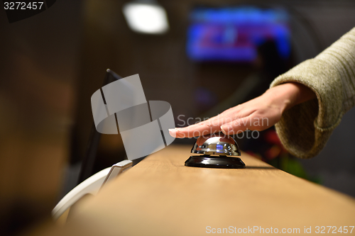 Image of hotel reception bell