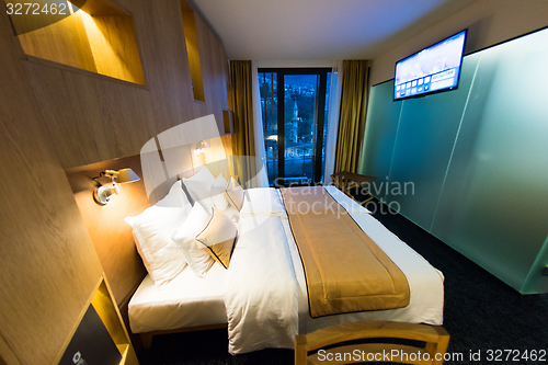 Image of modern hotel room