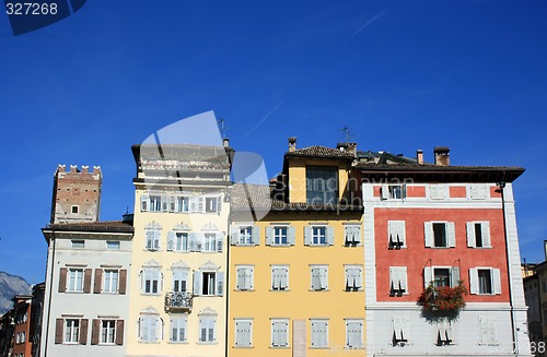 Image of Multicolored houses in Trento