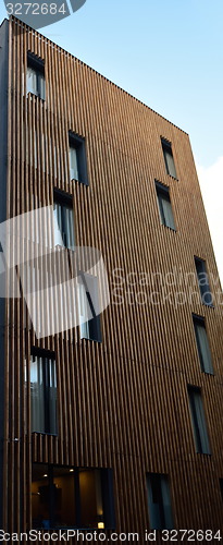 Image of modern wood facade