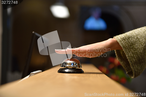 Image of hotel reception bell