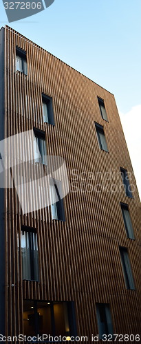 Image of modern wood facade