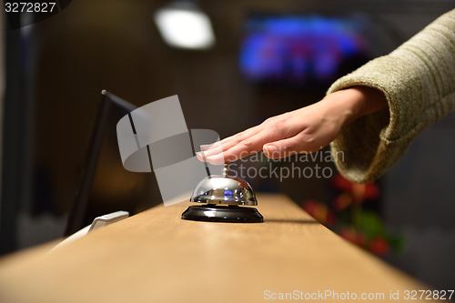 Image of hotel reception bell