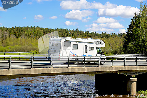 Image of Adria Coral Motorhome on the Road