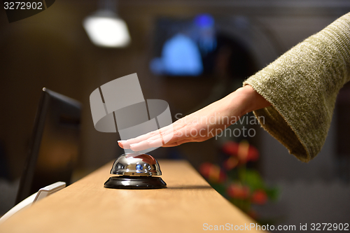 Image of hotel reception bell