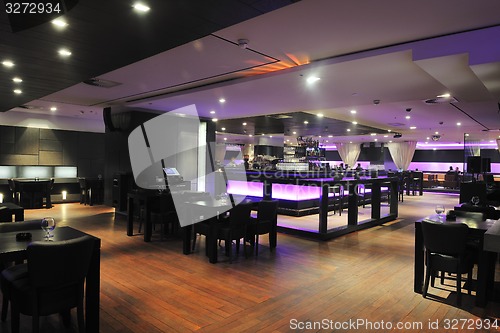 Image of modern bar club indoors