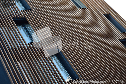 Image of modern wood facade