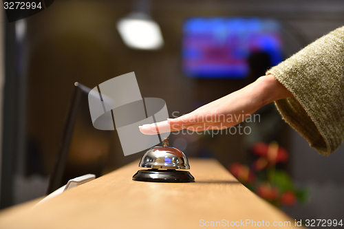 Image of hotel reception bell