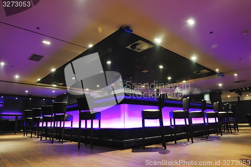 Image of modern bar club indoors