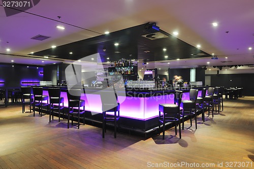 Image of modern bar club indoors