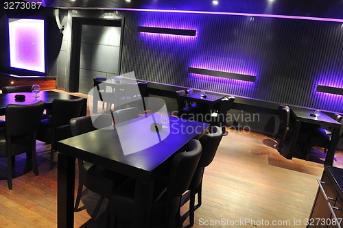 Image of modern bar club indoors