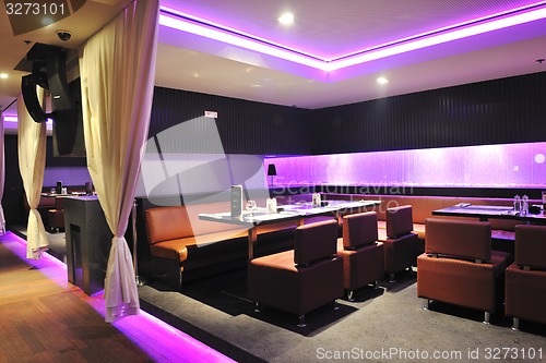 Image of modern bar club indoors