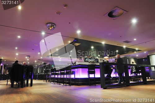 Image of modern bar club indoors