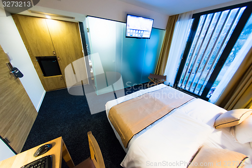 Image of modern hotel room