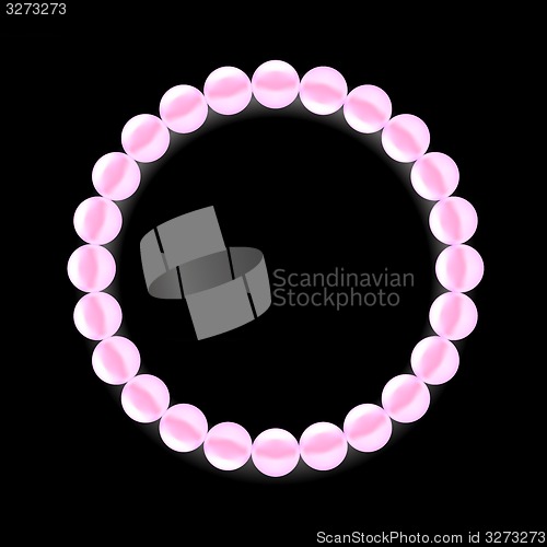 Image of Pink Pearl Necklace