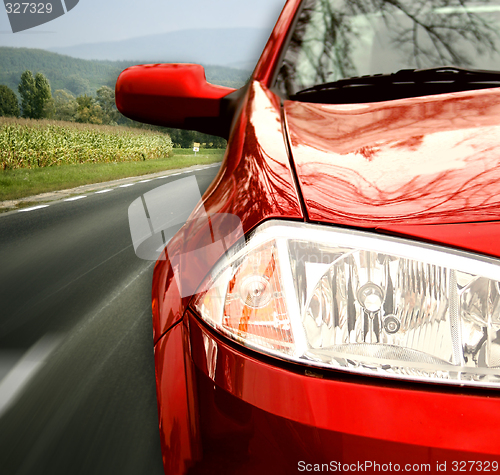 Image of Red car